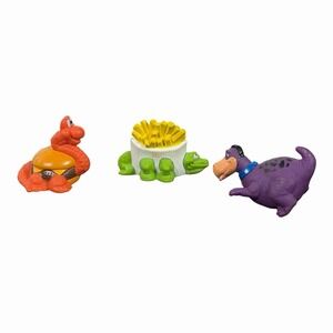 McDonald's Happy Meal Dinosaur Lot: Dino Fryosaurus Bronco Cheeseburger